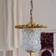 Glass and brass hanging 1950s
