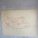 Female nude drawing