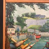 Port of Belle-Île-En-Mer, Citadel, oil on canvas