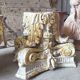 4 plaster capitals