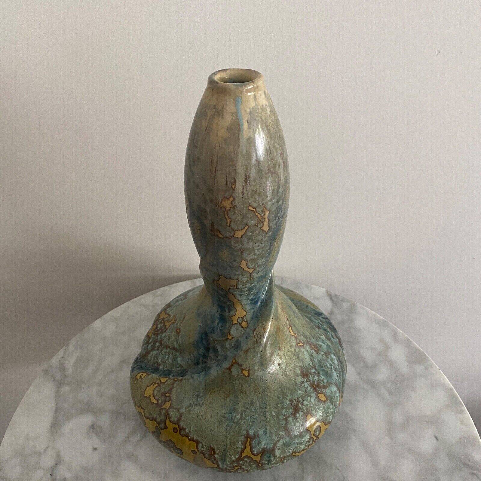 Pierrefonds stoneware vase 1900 Art Nouveau