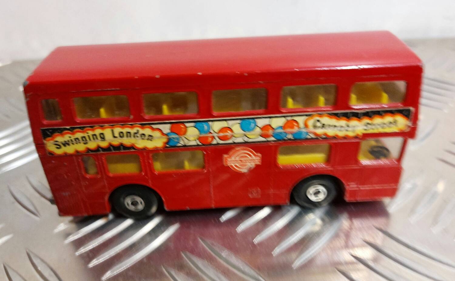 Lot de  Bus Anglais  En Métal Vintage