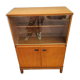 Glass-fronted buffet design by Marcel Gascoin, Alvéole Edition, 1950s.