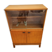 Glass-fronted buffet design by Marcel Gascoin, Alvéole Edition, 1950s.