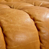 Modular leather sofa set