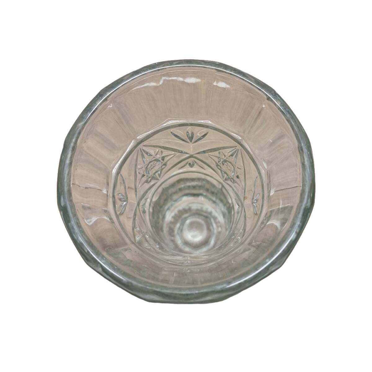 Vintage Pressed Glass Vase, 1970s