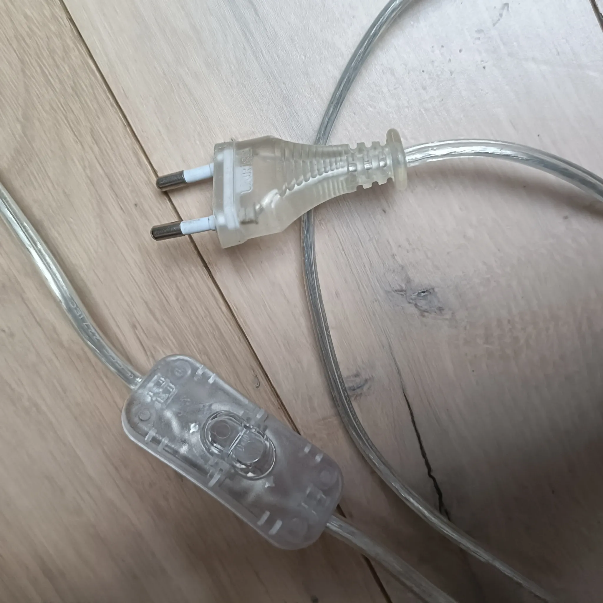 Vintage plexiglass lamp Le Dauphin