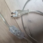 Vintage plexiglass lamp Le Dauphin