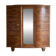 Vintage 1950s wardrobe in wood with a rosewood effect.