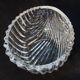 Covered box in villeroy and boch crystal shell shape vintage