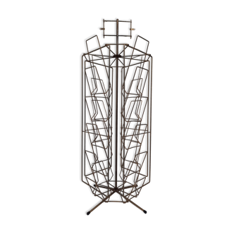 Vintage metal turnstile display