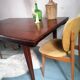 Table teck avec rallonges