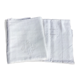 Drap 2-seater MG linen at the end of the triple-scale - open squares
