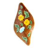 Plat vintage fleuri , coupe à fruits Sarreguemines