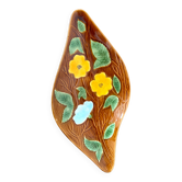 Plat vintage fleuri , coupe à fruits Sarreguemines