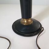 Lampe en cuir 1940/1950