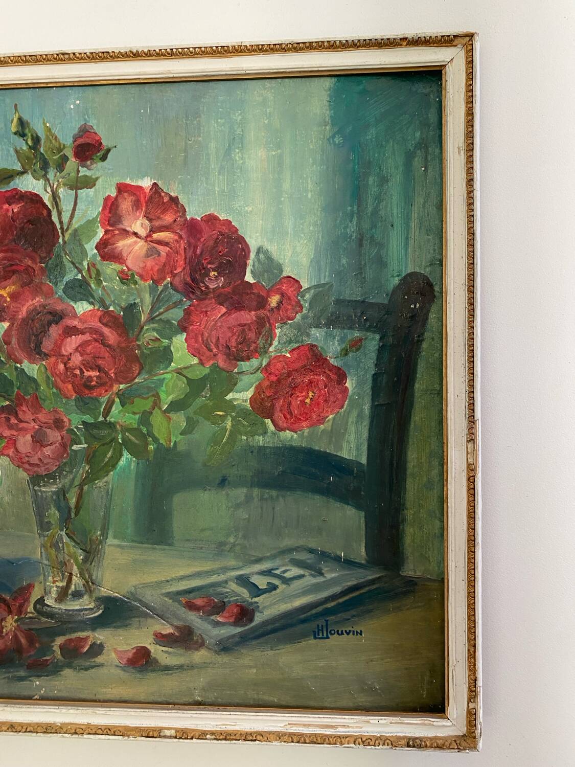 Old oil on wood dating from 1960