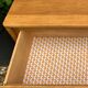 Commode pieds compas et chêne brut massif  1960