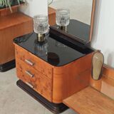 Jindrich Halabala dressing table and bedside tables for Up Zavody 1950