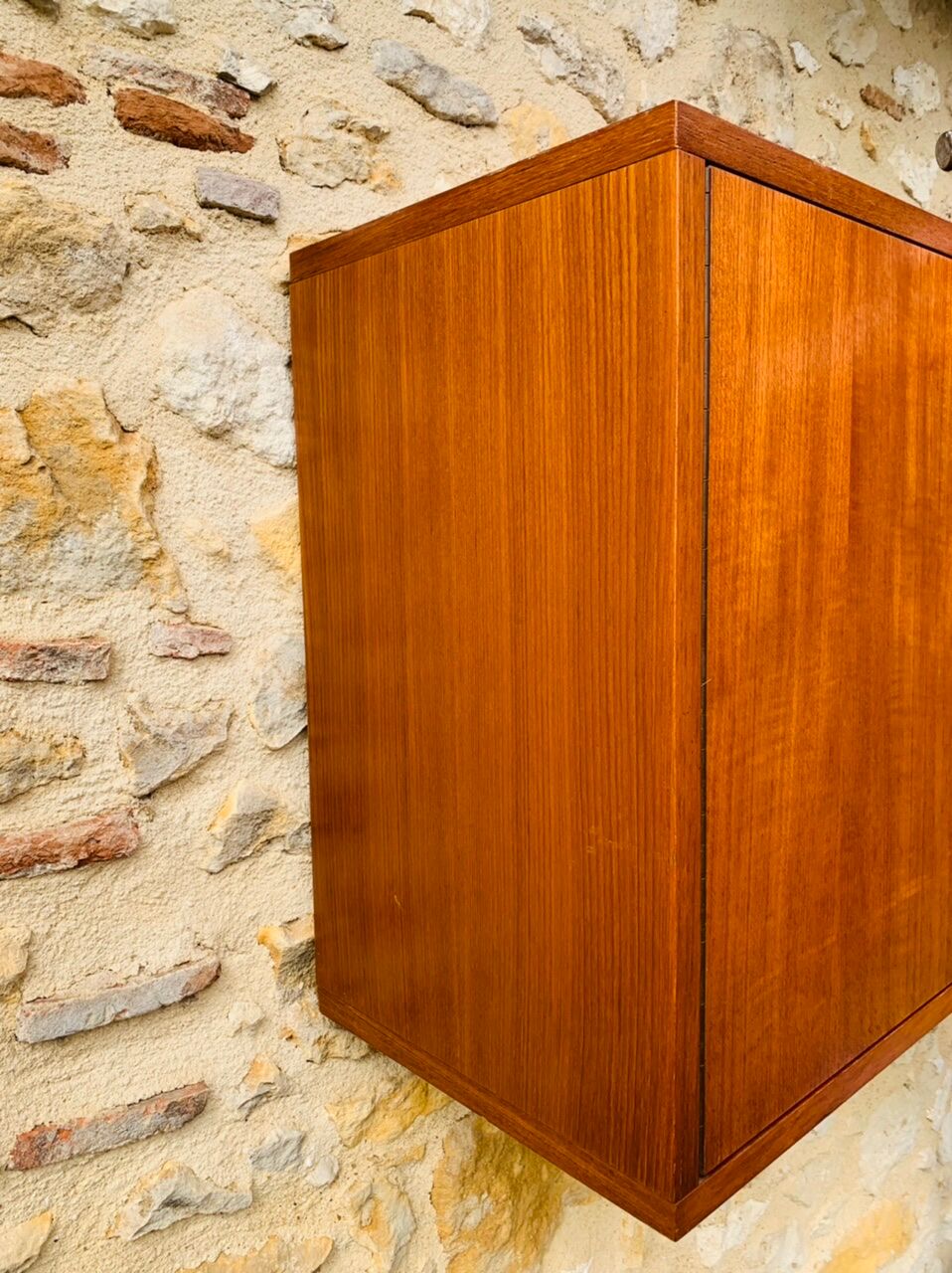 Teak storage cabinet, Scandinavian style, Circa 60's