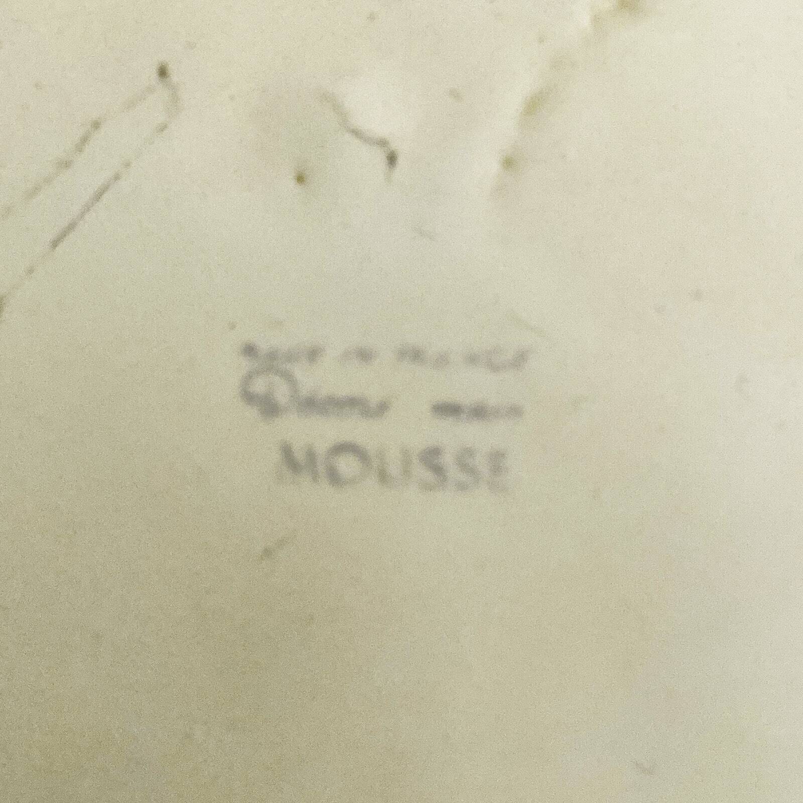 Niderviller oyster/shellfish platter – “moss” decoration – 1970s