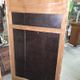 Louis XVI style trumeau mirror with a painted wooden frame.