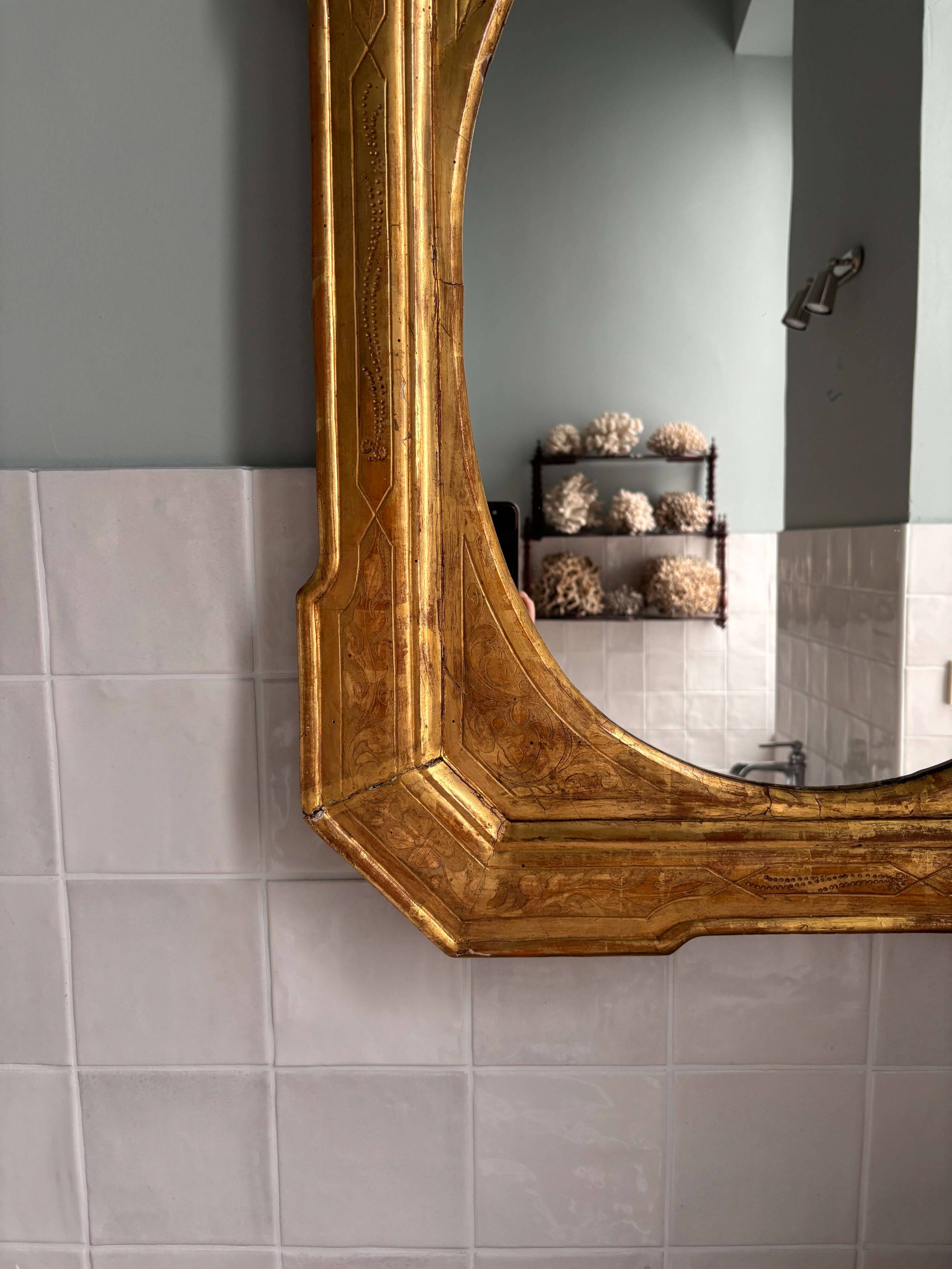 Miroir doré