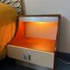 Duo tables de chevet éclairants space age 1970