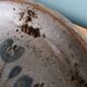 Bowl or small dish signed by Atch Thierry and Chantal Robert in Loir stoneware.