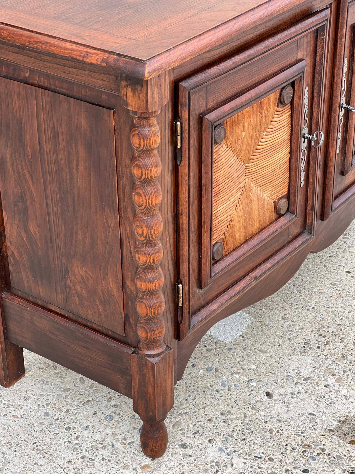 Buffet attributed to Charles Dudouyt, Basque work, France 1940