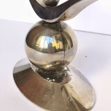 Art Deco Metal Candle Holder