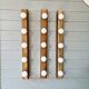 Set of three wall sconces in solid brass, 1970s-80s.