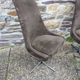 4 vintage swivel armchairs 1970