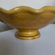XXXL wavy bowl in glazed terracotta 1950 Provence
