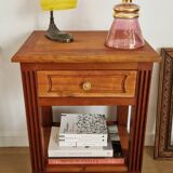 Low cabinet in blond cherry wood, Directoire style