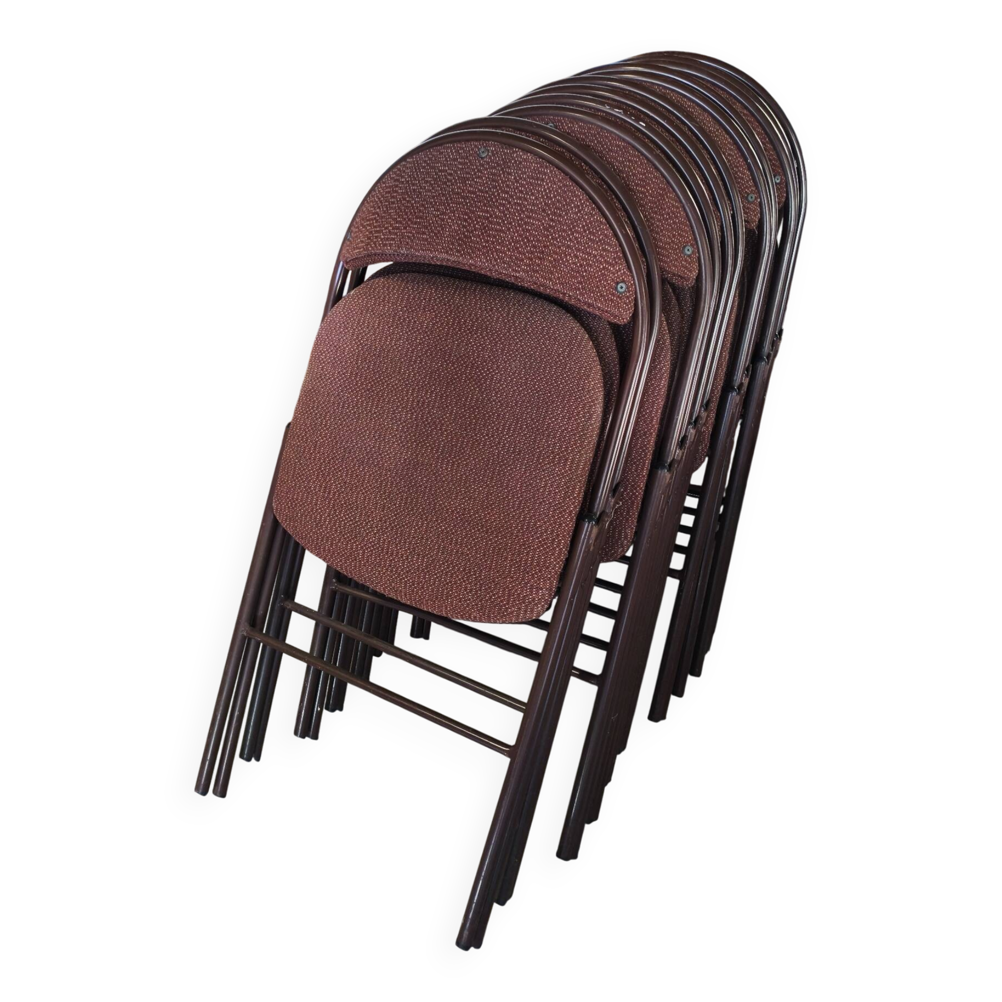 12 chaises pliantes plichaise de la marque Souvignet