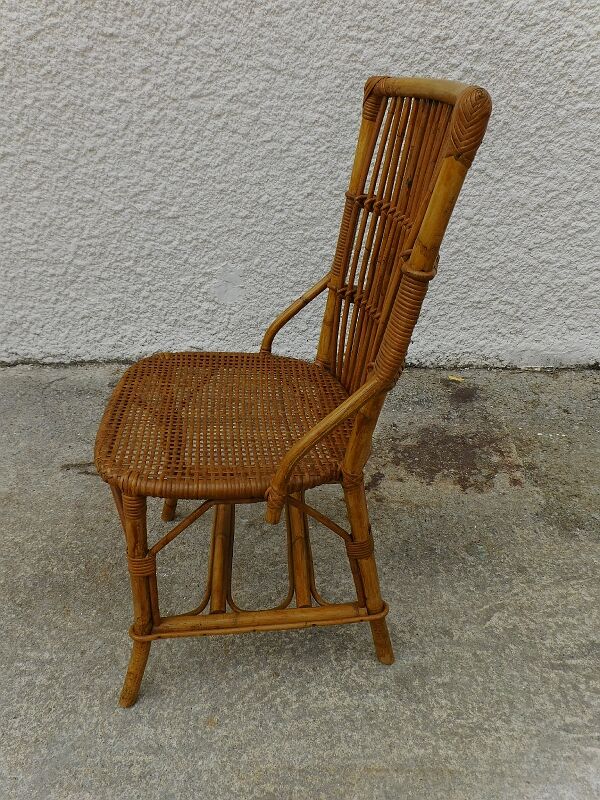 Rattan chair 1960
