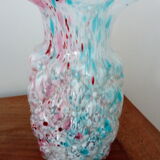 Blue Clichy glass vase