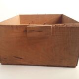 Caisse bois laiterie Charentes