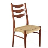 Set of 4 Arne Wahl Iversen for Glygnore papercord chairs