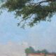 French School of the 20th century, Mediterranean seaside, oil on panel