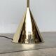 Mid-century brass floor lamp by Jacques Adnet for Valenti, Spain, 1960s.