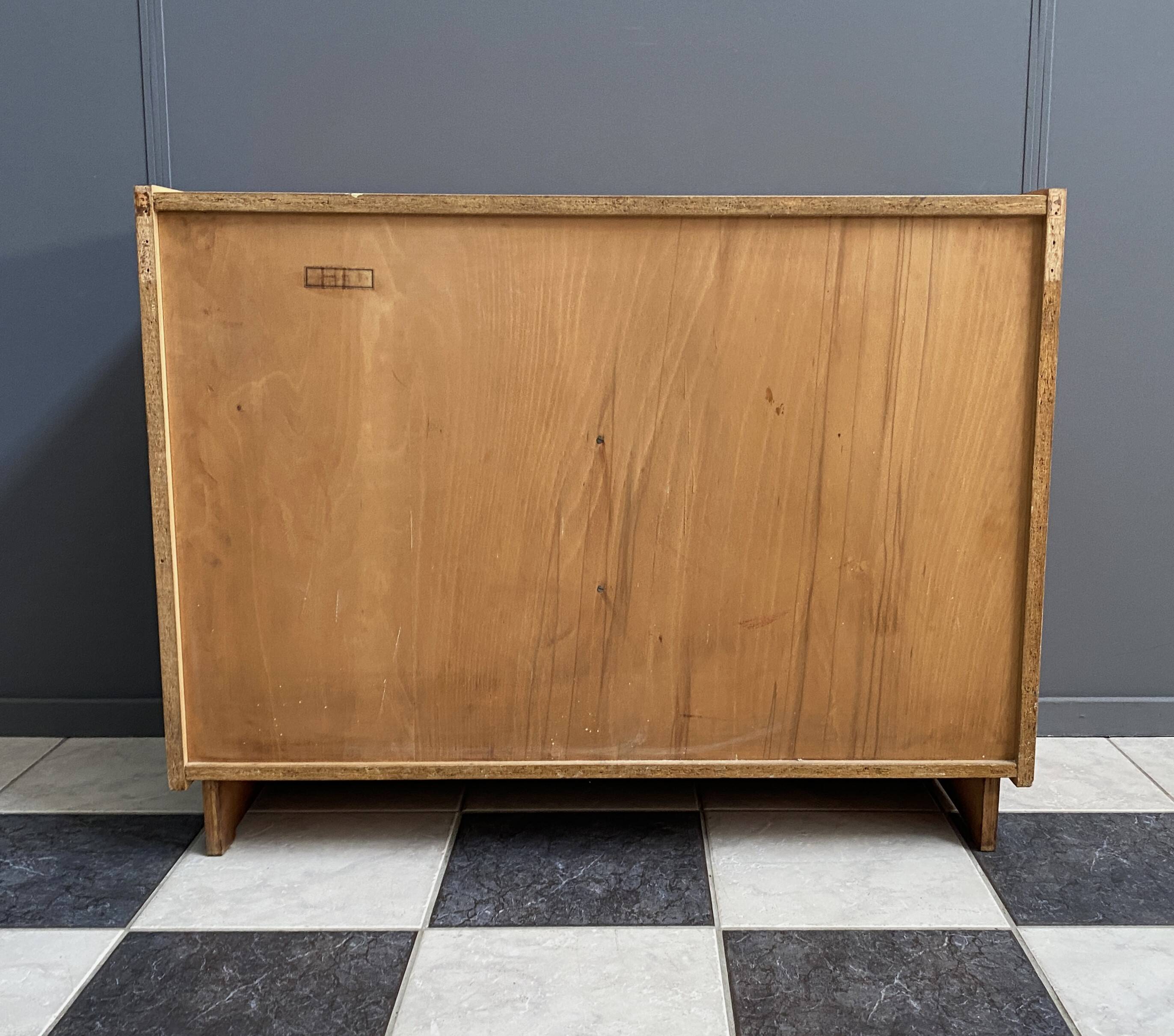 Blond wood WK Cabinet by Arno Lambrecht 1952