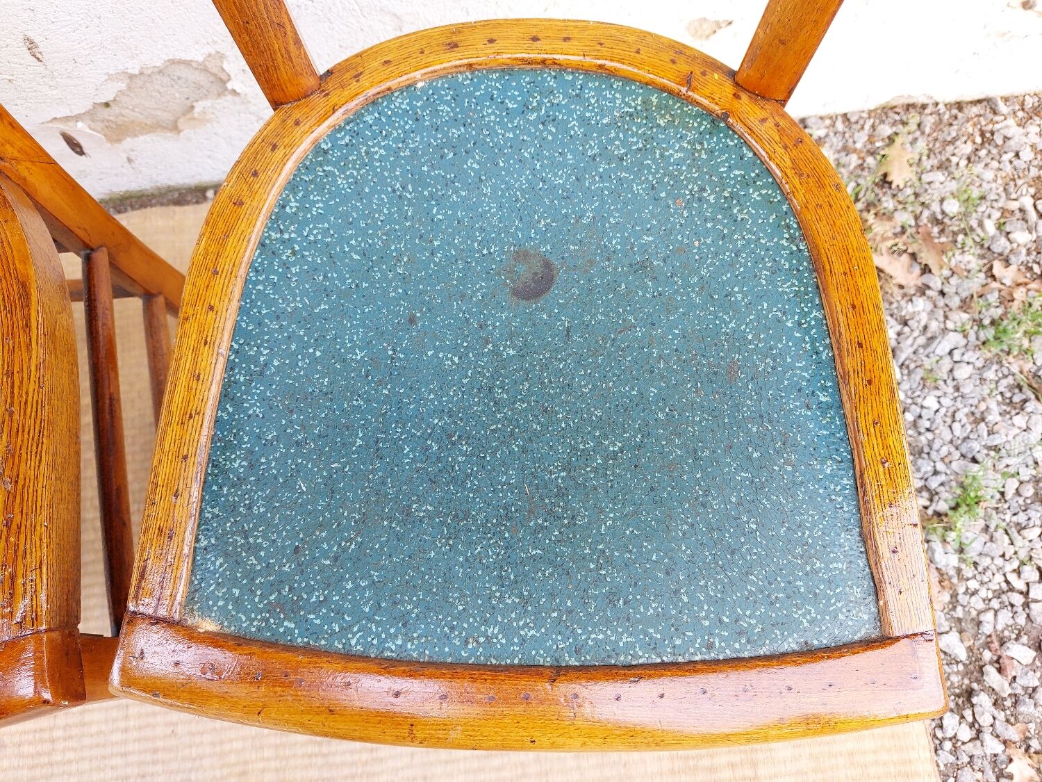 4 Mado wooden chairs, bistro