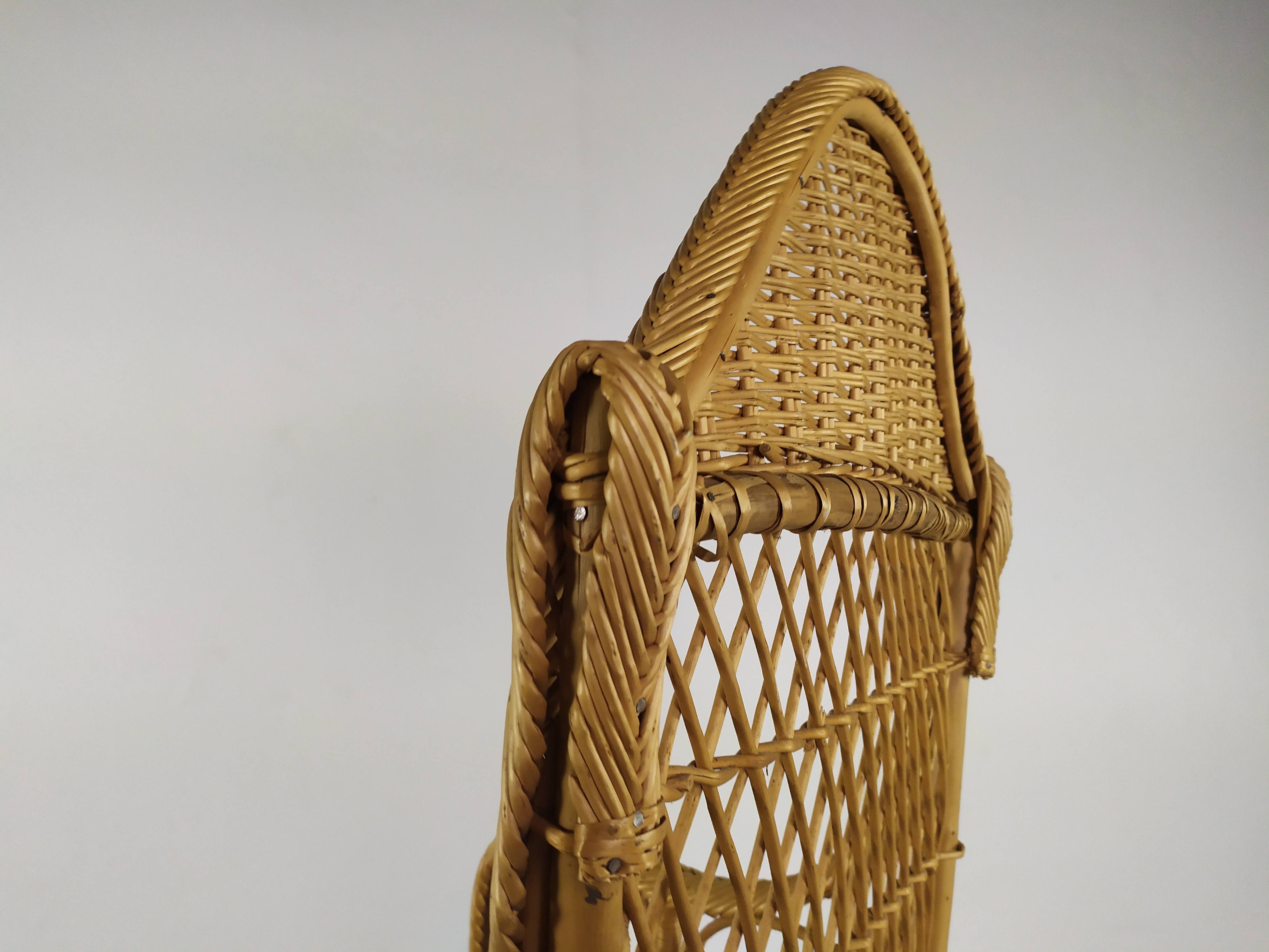 Rattan armchair