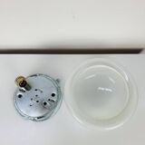 Vitouver opaline ball wall lamp, vintage half sphere