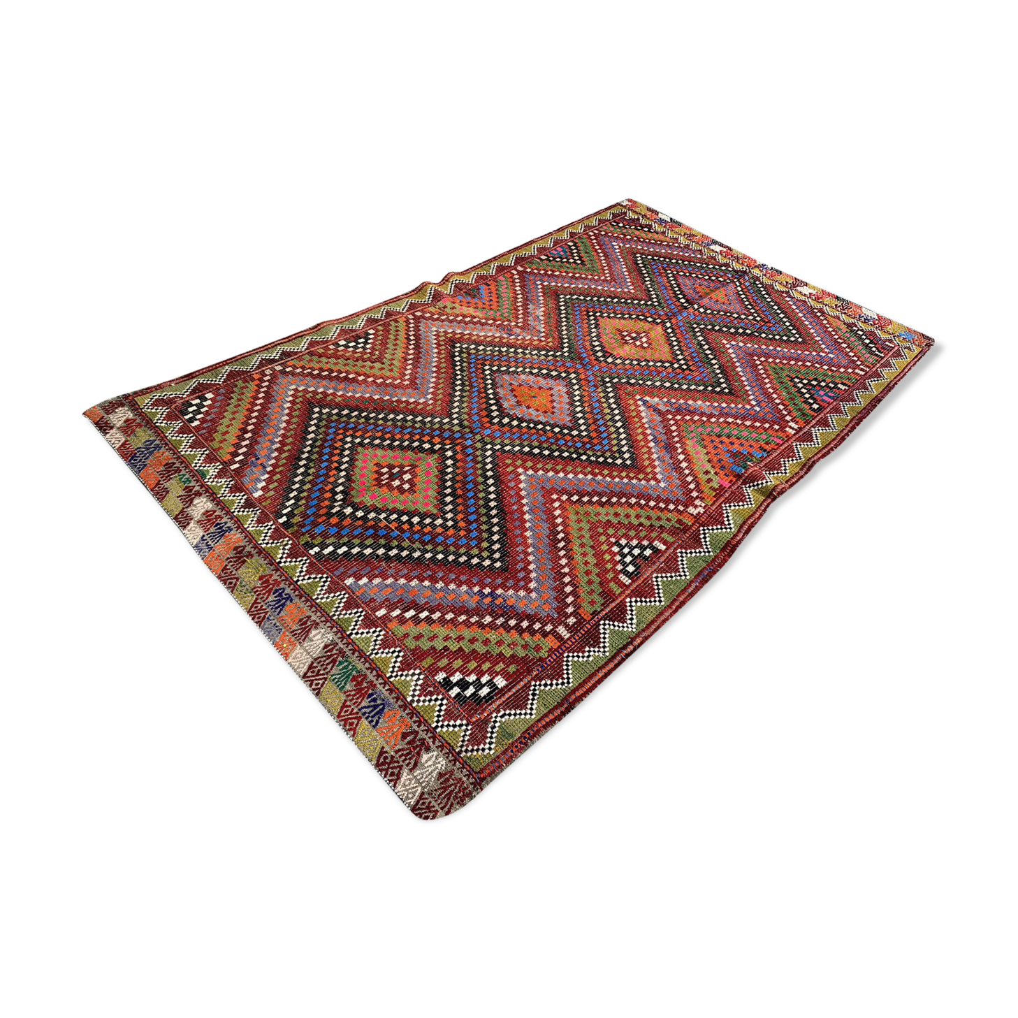 Traditional turkish kilim rug