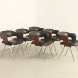 Set of six Oxford chairs by Martin Grierson for Arflex, 1963