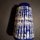 Contemporary blue ceramic vase