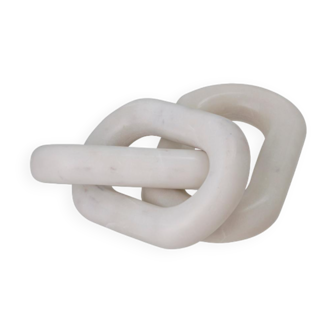 Sculpture en marbre blanc